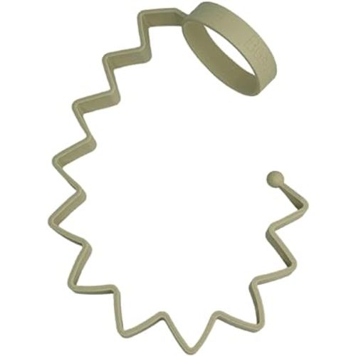 Busy Baby Bottle Bungee - Sippy Cup Strap - Keep Bottles and Sippy Cups Off The Floor - Great for Babies, Toddlers and Kids - Food Grade Silicone - Dishwasher Safe - Tan