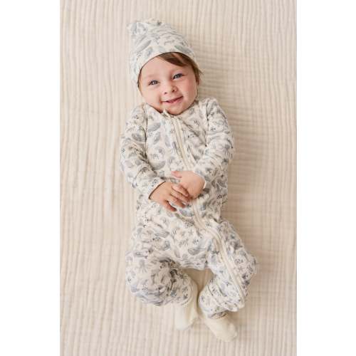 Organic Cotton Reese Zip Onepiece - Sea Life