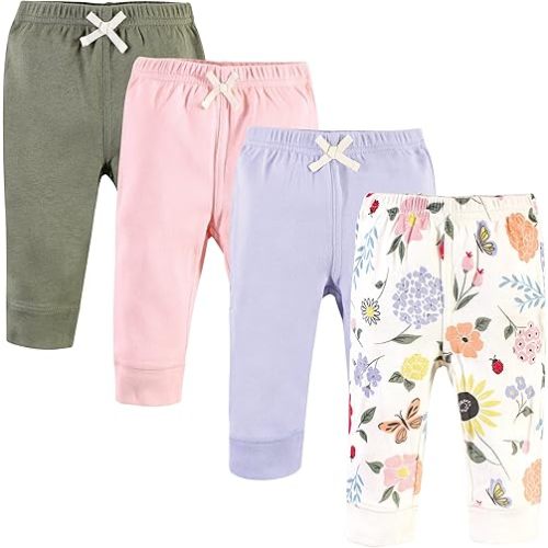 Touched by Nature Baby Girls' Organic Cotton Pants