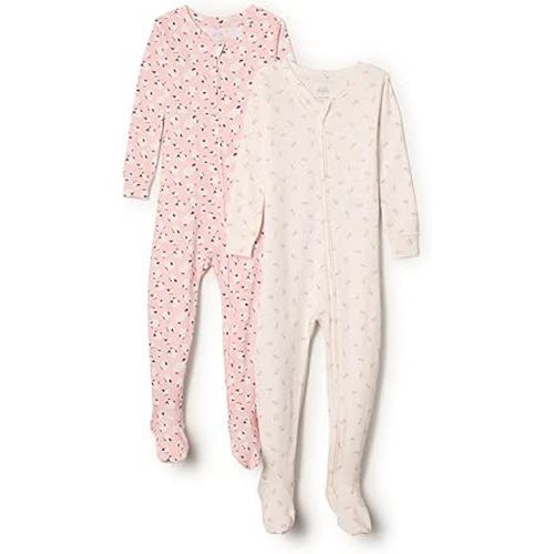 Amazon Essentials x Sofia Grainge Unisex Toddlers and Babies' Snug-Fit Cotton Footed Pajamas