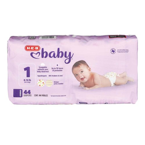 H-E-B Baby Small Pack Diapers - Size 1