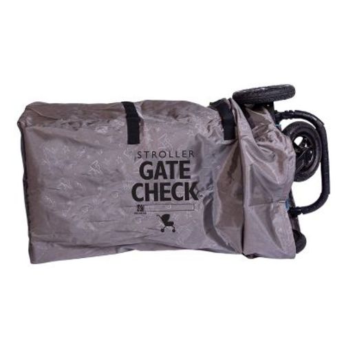 J.L. Childress DELUXE Gate Check Bag for Single & Double Strollers, Grey