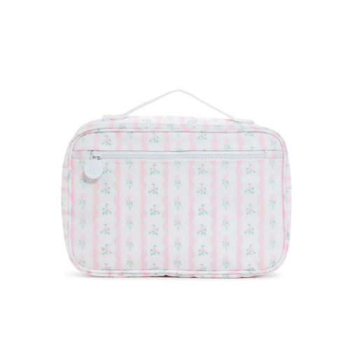 Bundle Up2 Hanging Toiletry Bag, Ribbon Floral Pink