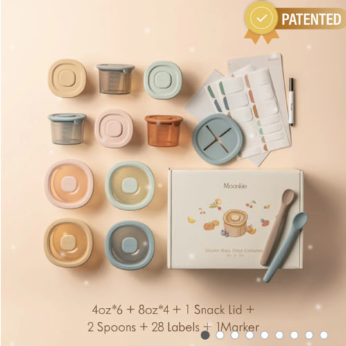 Silicone Baby Food Containers