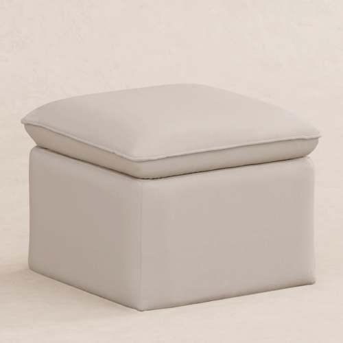 Cali Storage Ottoman in Eco-Performance Fabric | Water Repellent & Stain Resistant