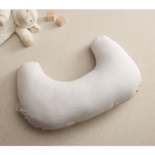 Wheaton Stripe Boppy Pillow Cover | Natural