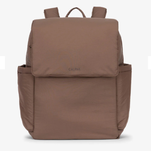Diaper Backpack with Laptop Sleeve - HAZELNUT