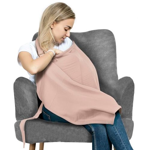 San Francisco Baby Nursing Cover  – White Alyssum