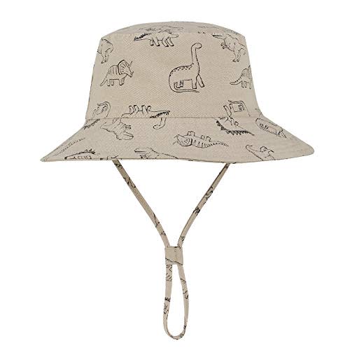 Zando Baby Toddler Sun Bucket Hats Wide Brim Beach Hats Infants Girls Cap Sun Protection Summer Kid Hat