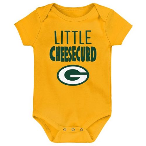 Green Bay Packers Newborn Little Cheesecurd Bodysuit at the Packers Pro Shop