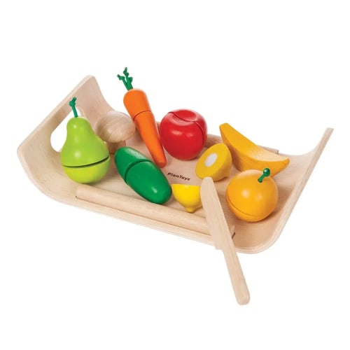 Plan Toys Assorted Fruit and Vegetables | Acorn Toy Shop