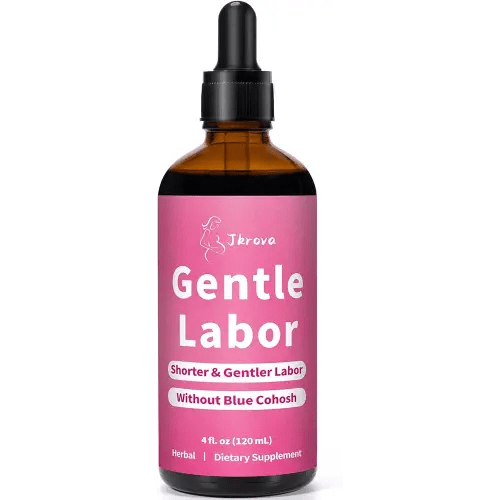 Gentle Labor, Smoother & Shorter Birth, Birth Prep Tincture Without Blue Cohosh, Support Uterine Tone, Reduces Contractions, Birth & Home Birth Essentials, 4 fl. oz