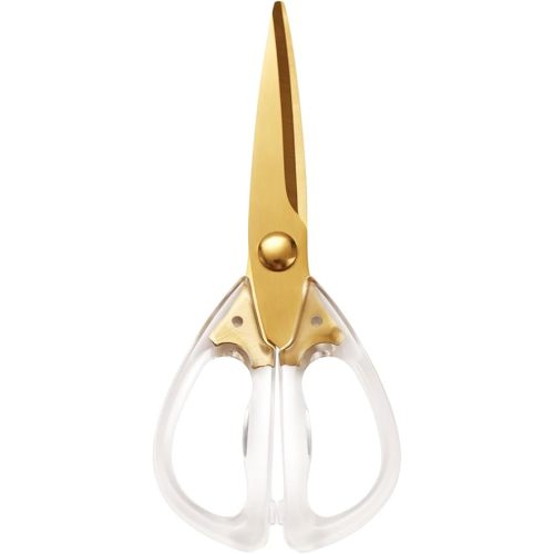 Kitchen Shears Scissors&Sharp Scissors, ARCHIKING 8.0inch Cooking Scissor-Meat and Poultry Shears, Dishwasher Safe, Acrylic Handel Scissors All Purpose Stainless Steel Utility Scissor (White)