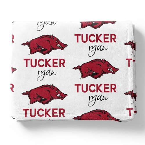 University of Arkansas | U of A Personalized Kids Blanket