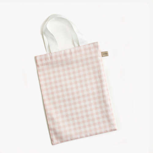 Picnic Gingham Crib Sheet - Pink | Gooselings