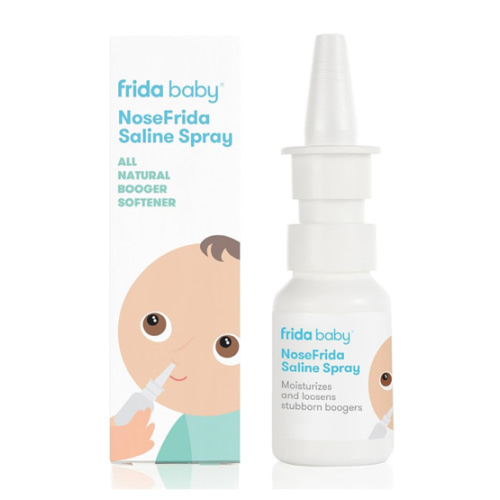 Frida Baby NoseFrida Saline Mist Spray, Baby Saline Nasal Spray Decongestant for Allergy Relief and Congestion Relief to Soften Nasal Passages, 0.68 fl.oz.
