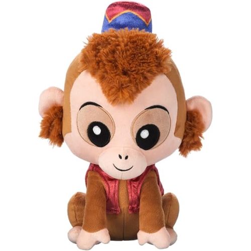 Disney Store Princess Friends Plush Doll (Abu from Aladdin) Small, Stuffed Animals with Embroidered Features, Plush Toys, Plush Toys for Kids
