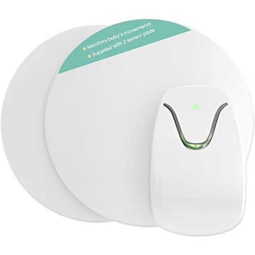 Babysense 7 Baby Sleep Breathing Movement Monitor for Newborn and Infants, No WiFi, Non Wearable, Non Contact Monitor with 2 Under-Mattress Sensors for Full Crib Coverage, FSA Baby Monitor