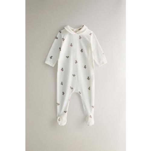 BABY'S DUCK FOOTED ROMPER - 1 TO 3 M