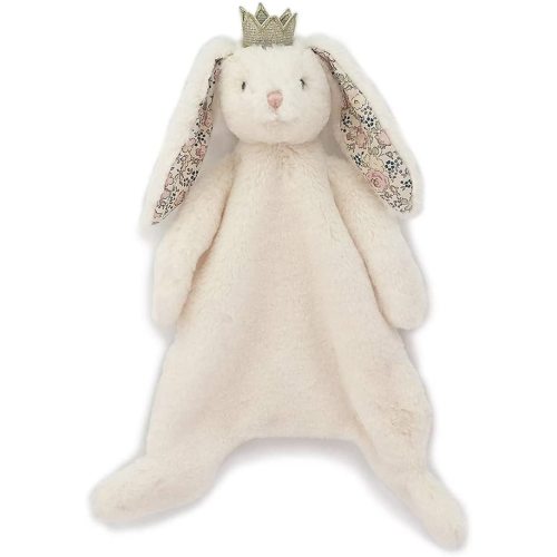 MON AMI Princess Bunny Plush Lovey for Babies – 15” | Security Blanket for Newborns