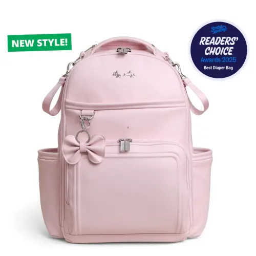 Boss Plus™ Large Diaper Bag Backpack - Ribbons & Roses