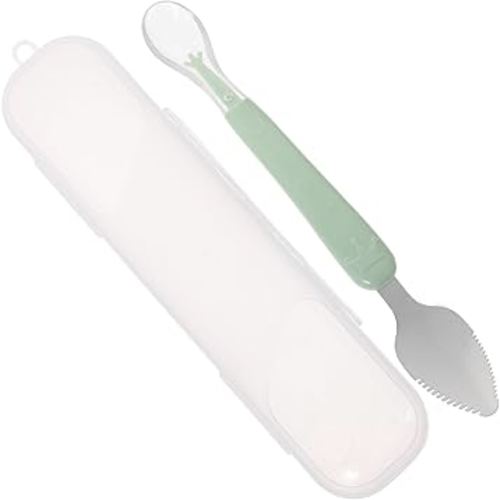 Spoon Spatula for Baby Serrated Spoon Fruit Dessert Spoons Fruit Spoon Scraping Spoon Baby Fruit Mud Spoon Zigzag Spoon Citrus Spoon
