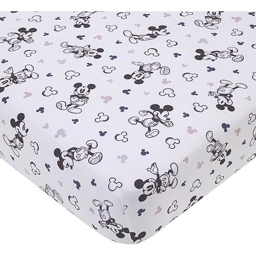 Disney Mickey Mouse Nursery Fitted Crib Sheet