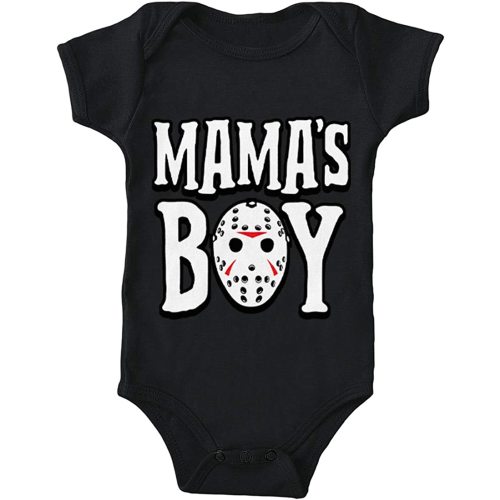 Mama's Boy - Jason Hockey Mask Halloween Bodysuit