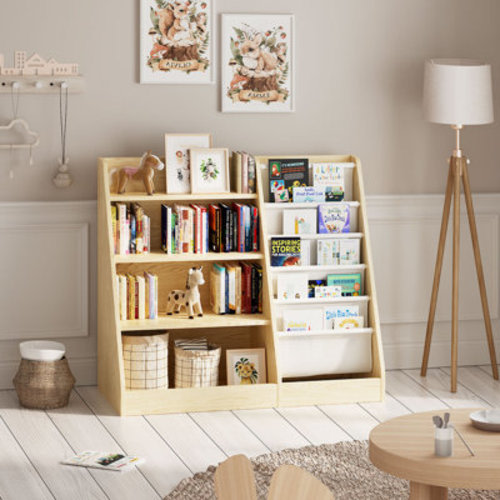 Latitude Run® Maggiorina Kids Standard Bookcase, Storage Book Rack, Organizer Cabinet, Book Display | Wayfair