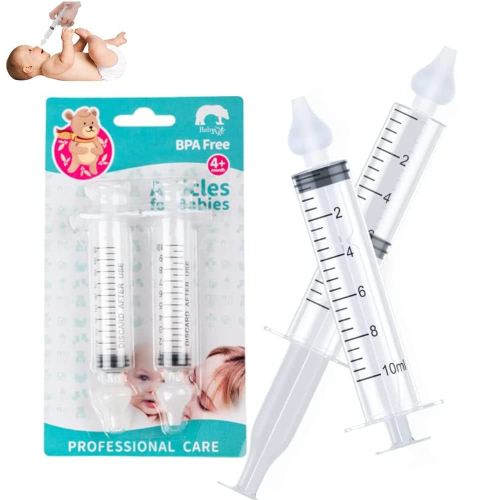 Crumye Lot de 2 irrigateurs nasaux pour bébé 10 ml