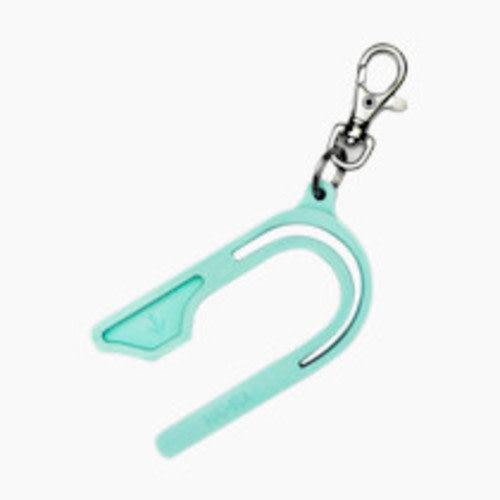 The Car Seat Key - Original Car Seat Key Chain Buckle Release Tool - Easy Unbuckle Opener Aid for Nails, Parents, Grandparents & Older Children by NAMRA Made in USA (Pink)