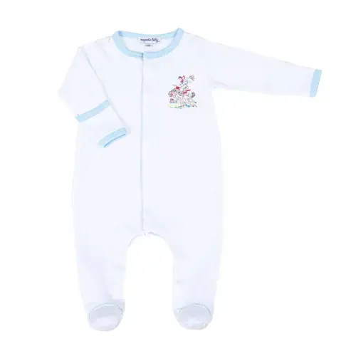 Vintage Rodeo Footie - Blue