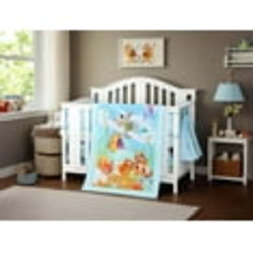 Green 3pcs Ocean World Baby Crib Bedding Set (Quilt, Fitted Crib Sheet, Crib Skirt) by HESEAM