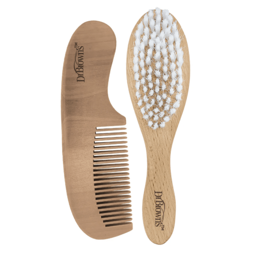 Dr. Brown's Soft and Safe Baby Brush + Comb
