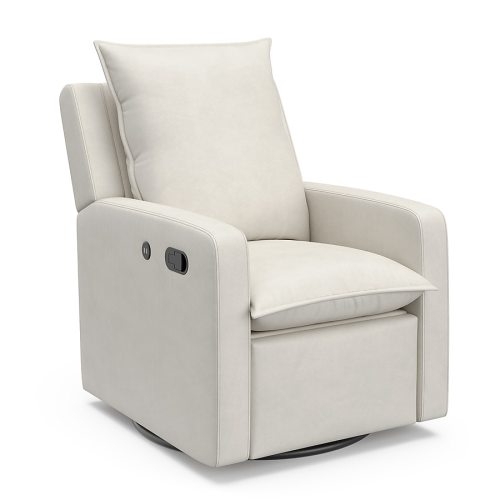 Storkcraft Modern Ivory Swivel Glider Chair 06510-11A at Lowes.com