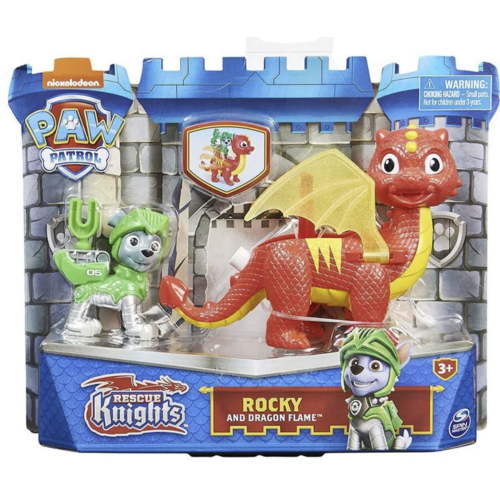 Paw Patrol Rescue Knights - Rocky and Dragon Flame