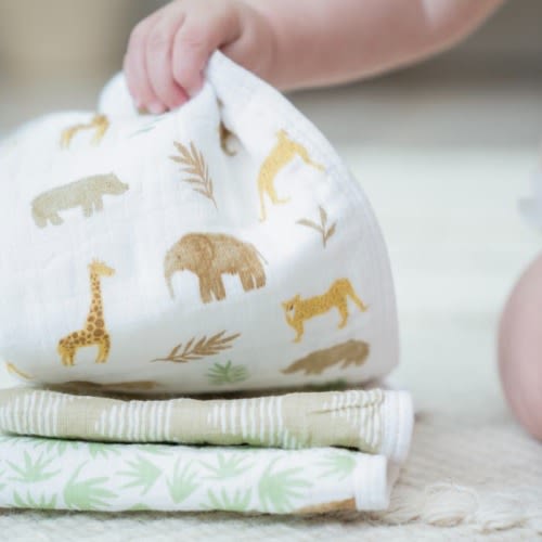 essentials cotton muslin washcloths 3 pack