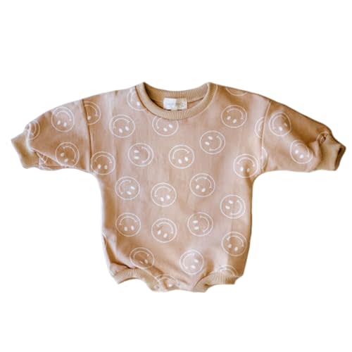 forever french Baby Sweatshirt Bubble Rompers | Newborns Infants & Toddlers | Onesie | Baby Boy/Girl Clothes | Snap Closure