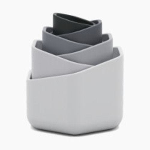 Lalo Stacking Cups - Black And White