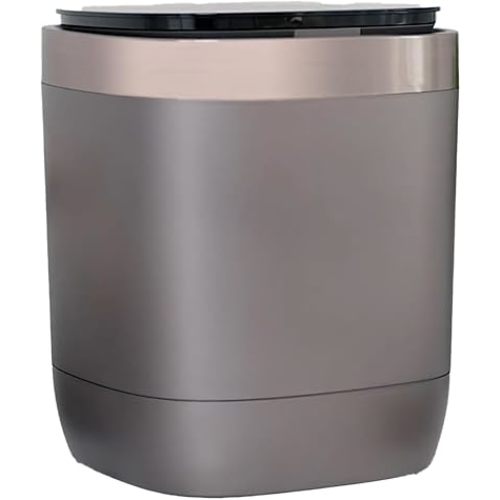 Auto Mini Washing Machine for Underwear, Socks & Delicates - 7L(1kg) Capacity with Heat Dry & Ozone Care System, Built-in Drain/Spin Functions
