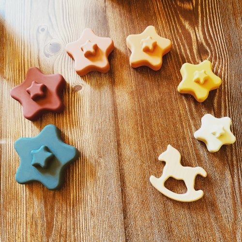 Food Grade Silicone Star Stacking Toy