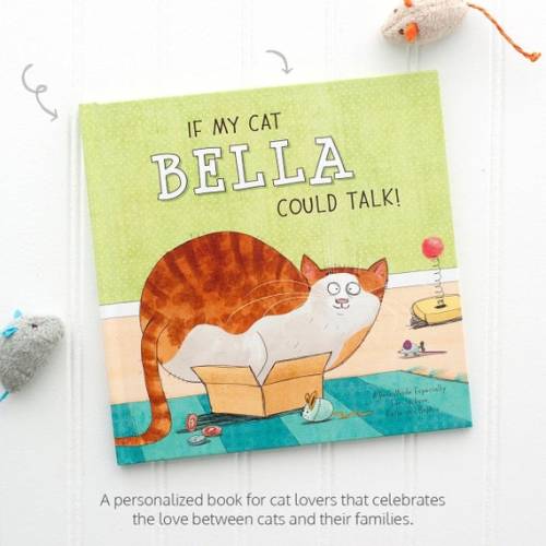 If MY Cat Could Talk Personalized Book  Pet Gift  Cat Mom