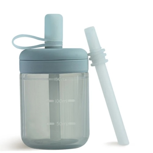 Silicone Training Cup with Straw