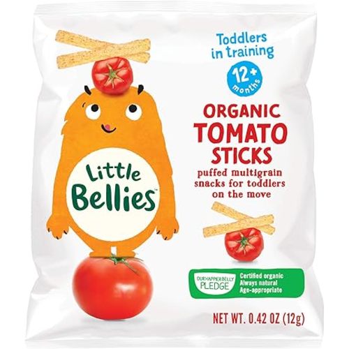 Little Bellies Organic Tomato Sticks, 0.42 Ounce Bag (Pack of 7)