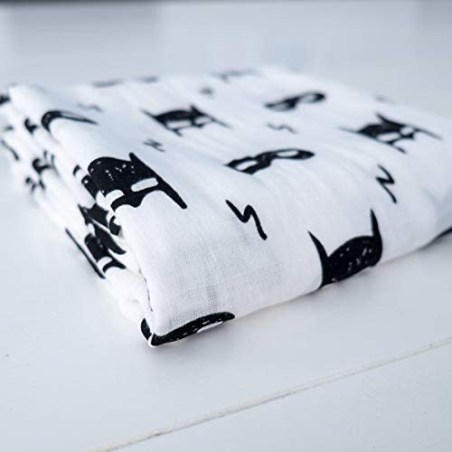 MoroMoo Batman Breathable Muslin Swaddle Blanket, Perfect for Nursery Sets