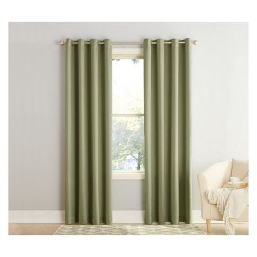 Sun Zero Room Darkening Seymour Grommet Curtain Panel