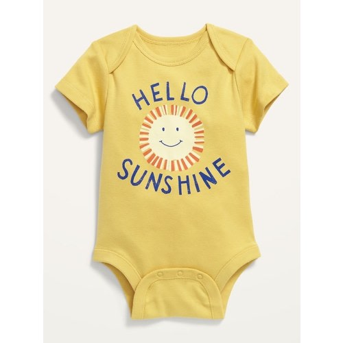 Unisex Short-Sleeve Graphic Bodysuit for Baby (0-3M)