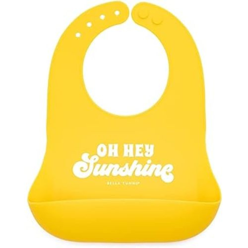 Bella Tunno Wonder Bib – Waterproof Silicone Bibs for Boys & Girls, Non-toxic & BPA Free Silicone Baby Bibs & Toddler Bibs