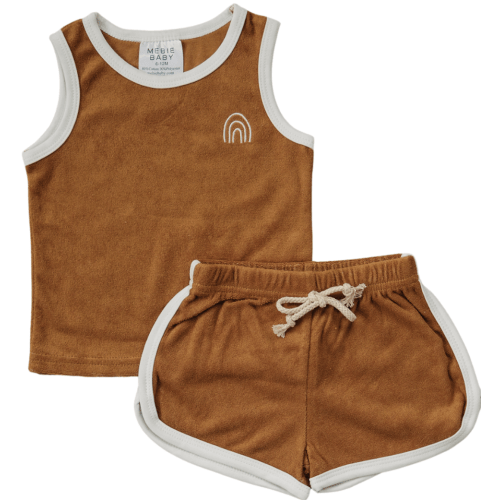 Green Terry Cloth Short Set by Mebie Baby – Avery and Everett