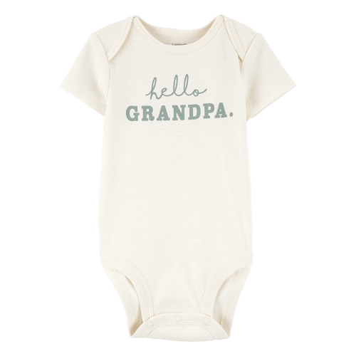 Baby Hello Grandpa Announcement Bodysuit - Carter's | Carter's